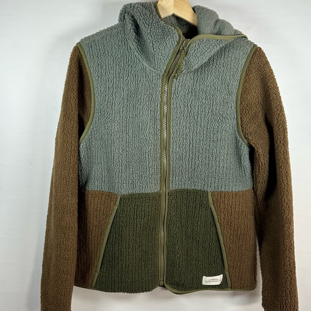 Rei Sherpa Colorblock Fleece Jacket